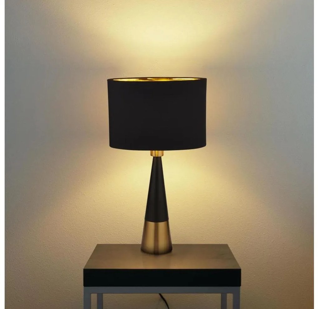 Searchlight EU2743BGO - Asztali lámpa CHOLE 1xE27/60W/230V