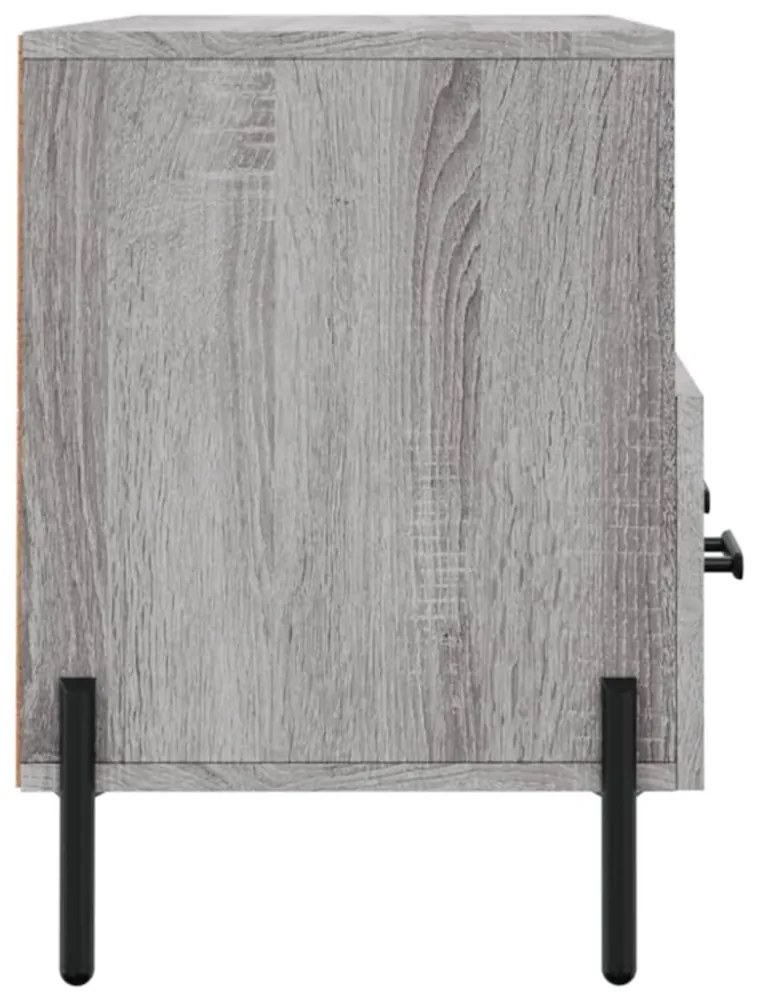 szürke sonoma színű szerelt fa TV-szekrény 102 x 36 x 50 cm