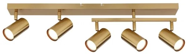 Globo 57911-5GO - spotlámpa ROBBY 5xGU10/35W/230V arany