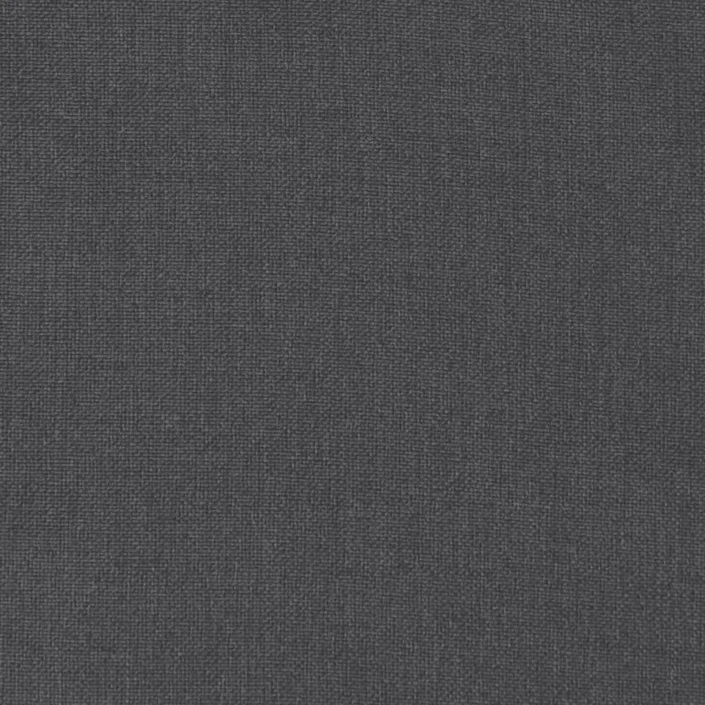 2 db melange antracitszürke szövet kerti padpárna 200x50x7 cm