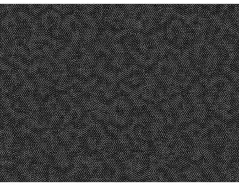 Fekete kárpitozott ágyneműtartós franciaágy ágyráccsal 140x200 cm Elizabeth – Micadoni