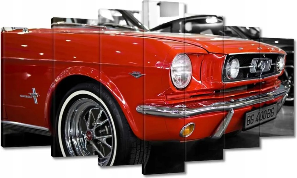 Vászonkép 140x80 Piros Mustang