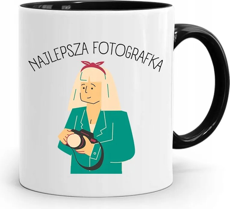 Fekete Bögre Fotósnak Legjobb Fotós Nyomtatott Fotó