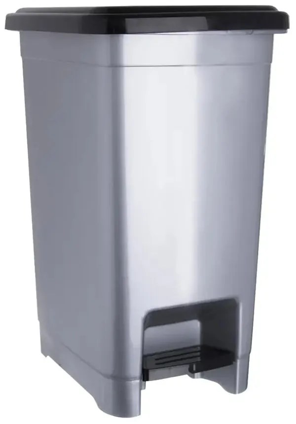 Műanyag pedálos szemetes 15 l Slim – Orion