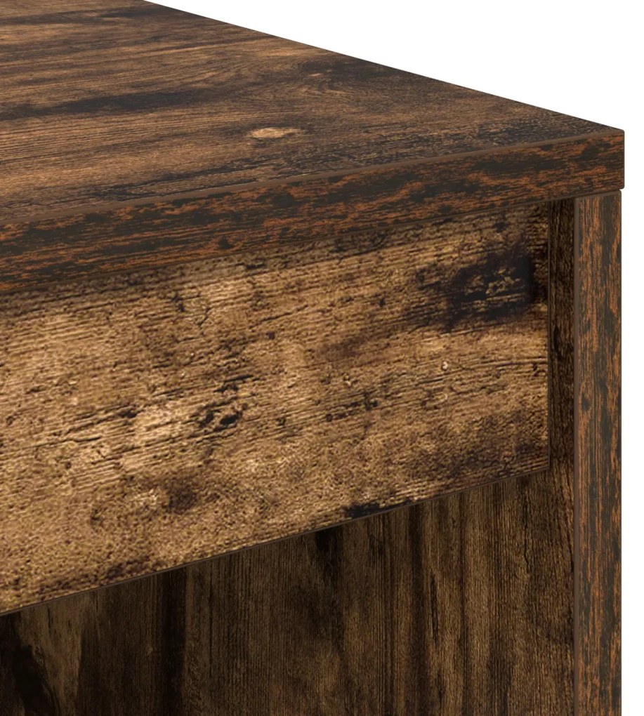 vidaXL Íróasztal Füstölt tölgy Rétegelt fa 60 x 50 x 76 cm Íróasztal