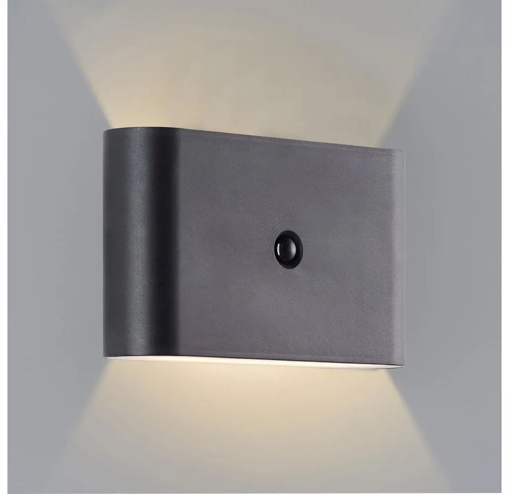 Brilliant XINO LED/3W/5V IP44 kültéri töltős fali lámpa szenzorral