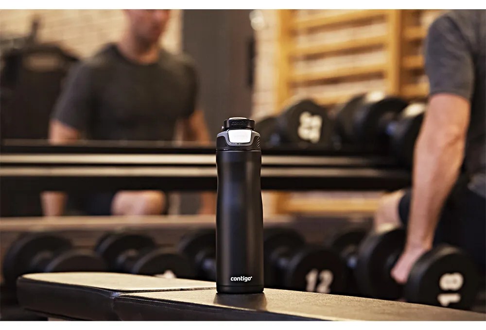 Contigo Chill 720 ml hőálló palack, matt fekete
