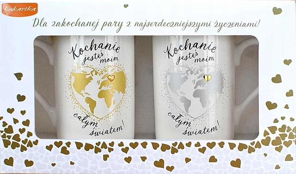 Bögre Szett Q 944 Esküvő Porcelán Kukartka