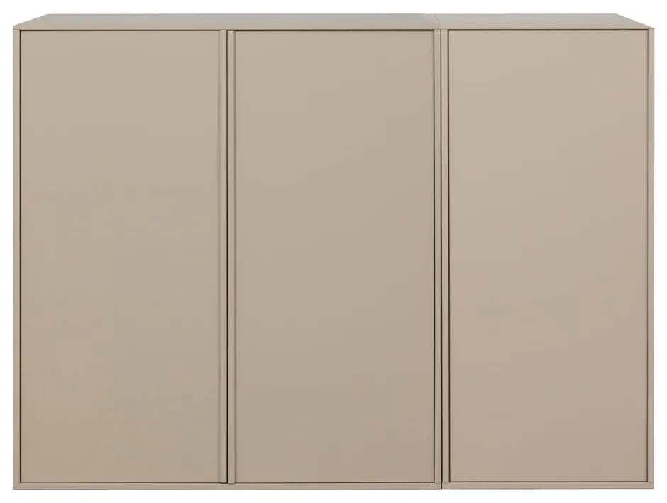 Krémszínű borovi fenyő moduláris szekrény 150x110 cm Daily – vtwonen