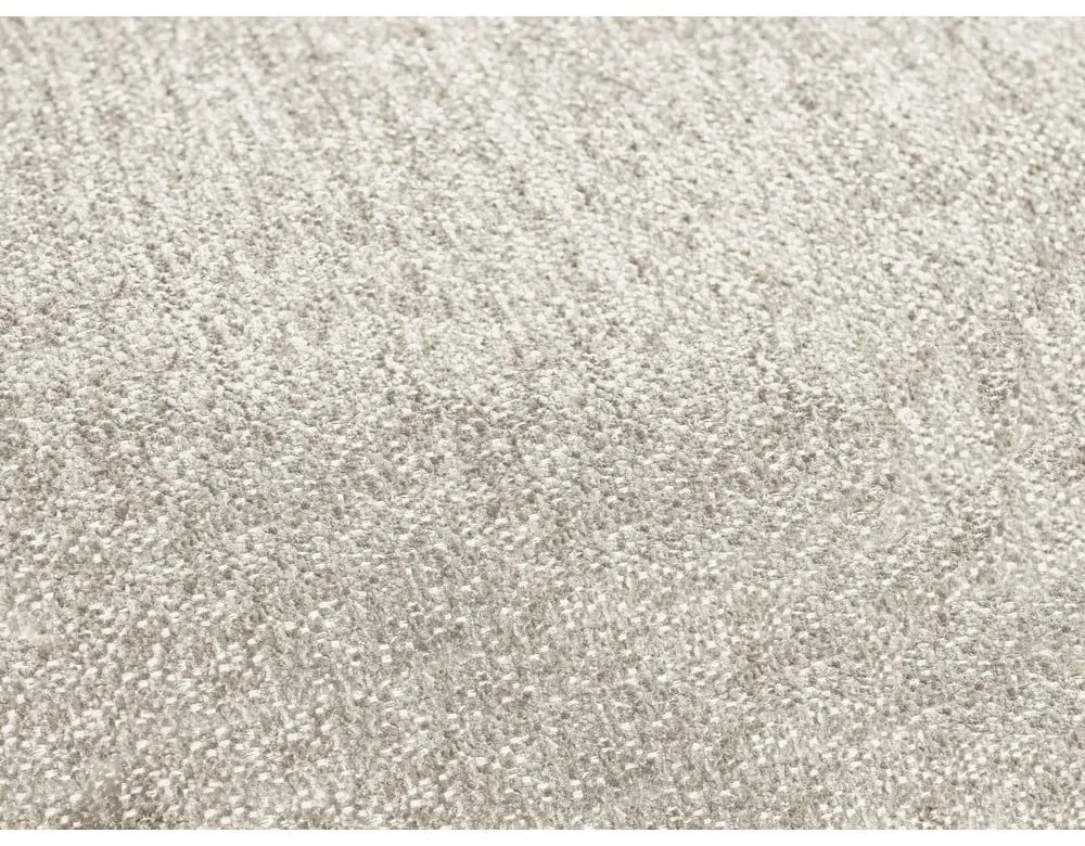 Fehér zsenília kinyitható-tárolóhelyes sarokkanapé (jobb oldali-heverő résszel) Everest – Bobochic Paris