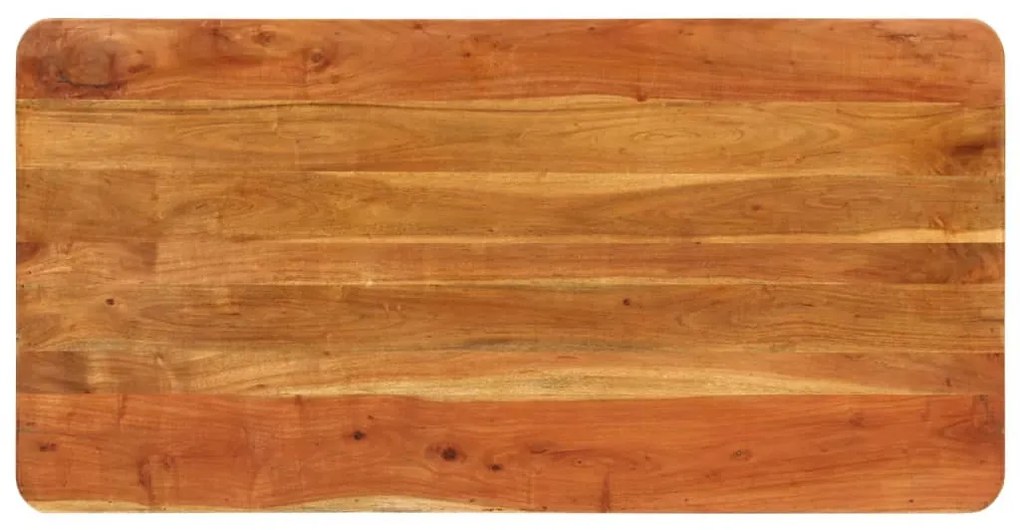tömör akácfa étkezőasztal 110 x 55 x 76 cm