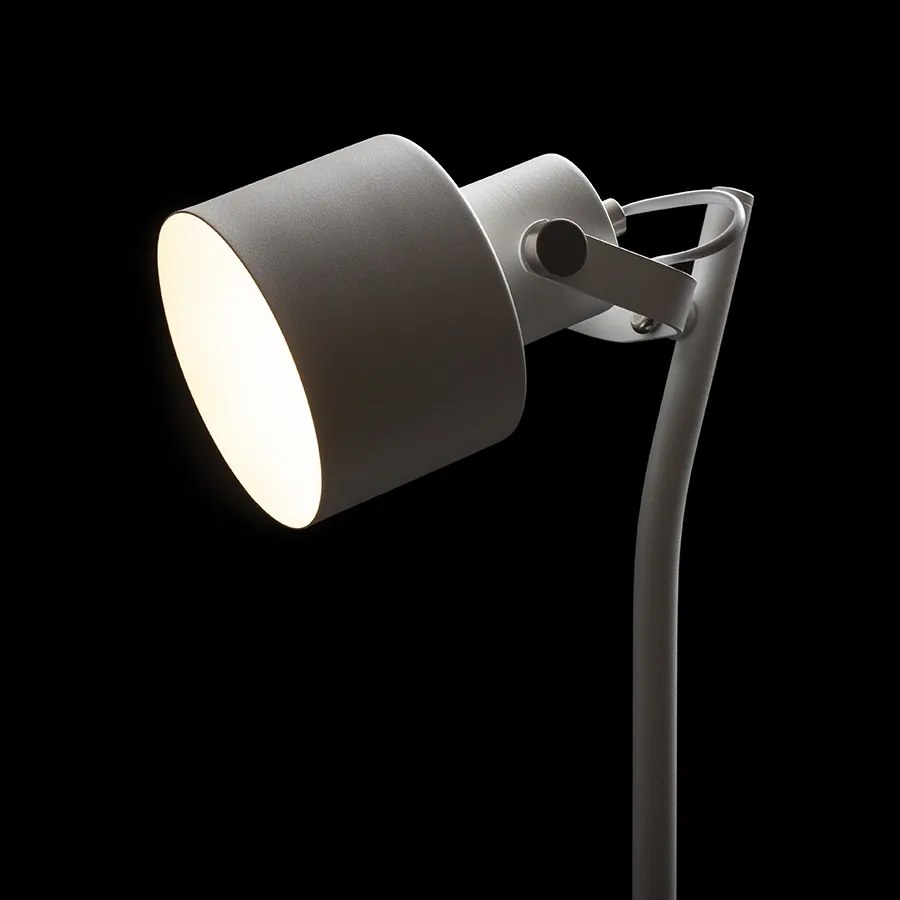 RENDL CELEIA asztali lámpa matt fehér matt nikkel 230V LED E27 11W