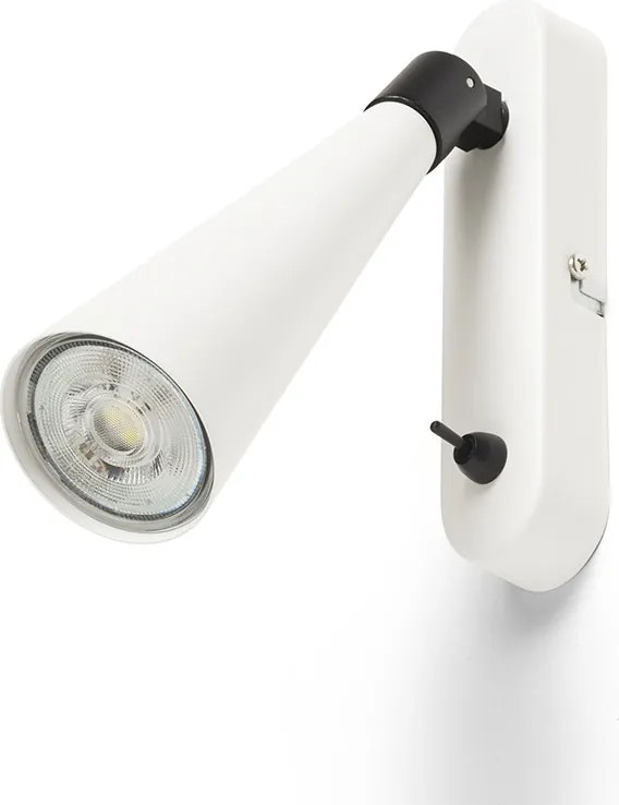 RENDL ALEXIS fali lámpa fehér/fekete 230V LED GU10 5W