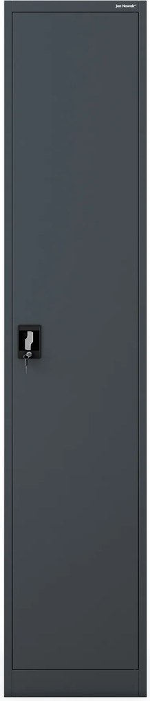 ALEX H2200 antracit kulccsal zárható irattartó szekrény 450 x 2200 x 400 mm