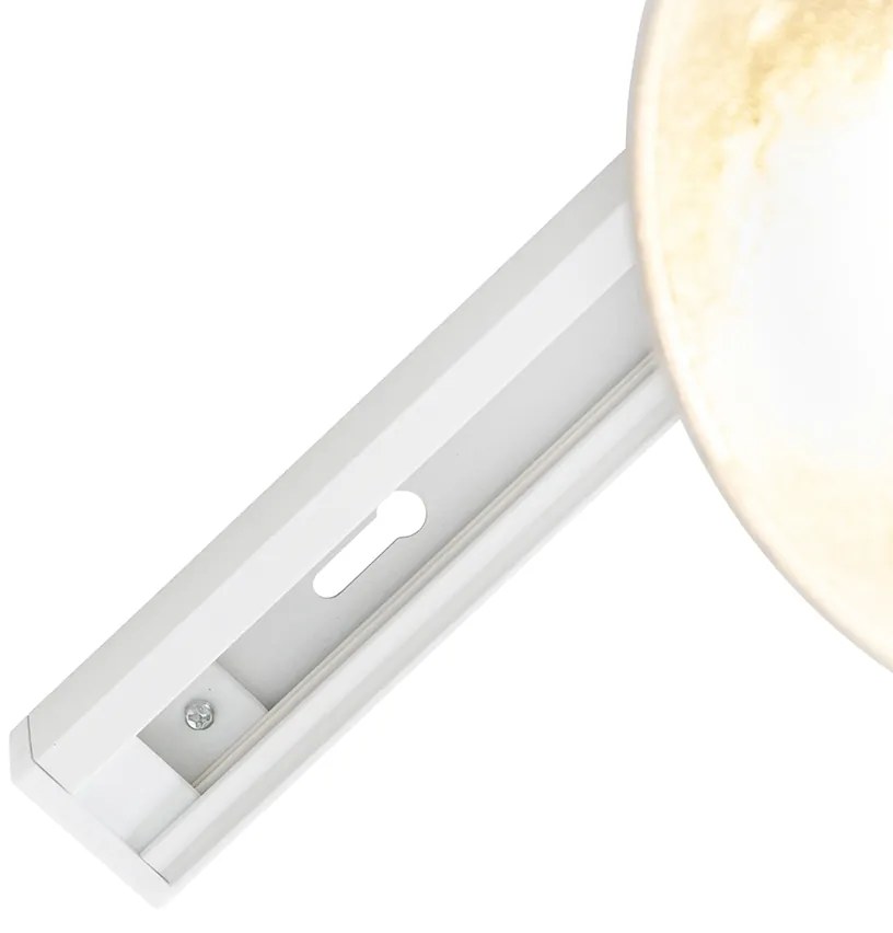 1 fázisú sínrendszer 6 állítható fehér spotlámpával - Magnax Jeana