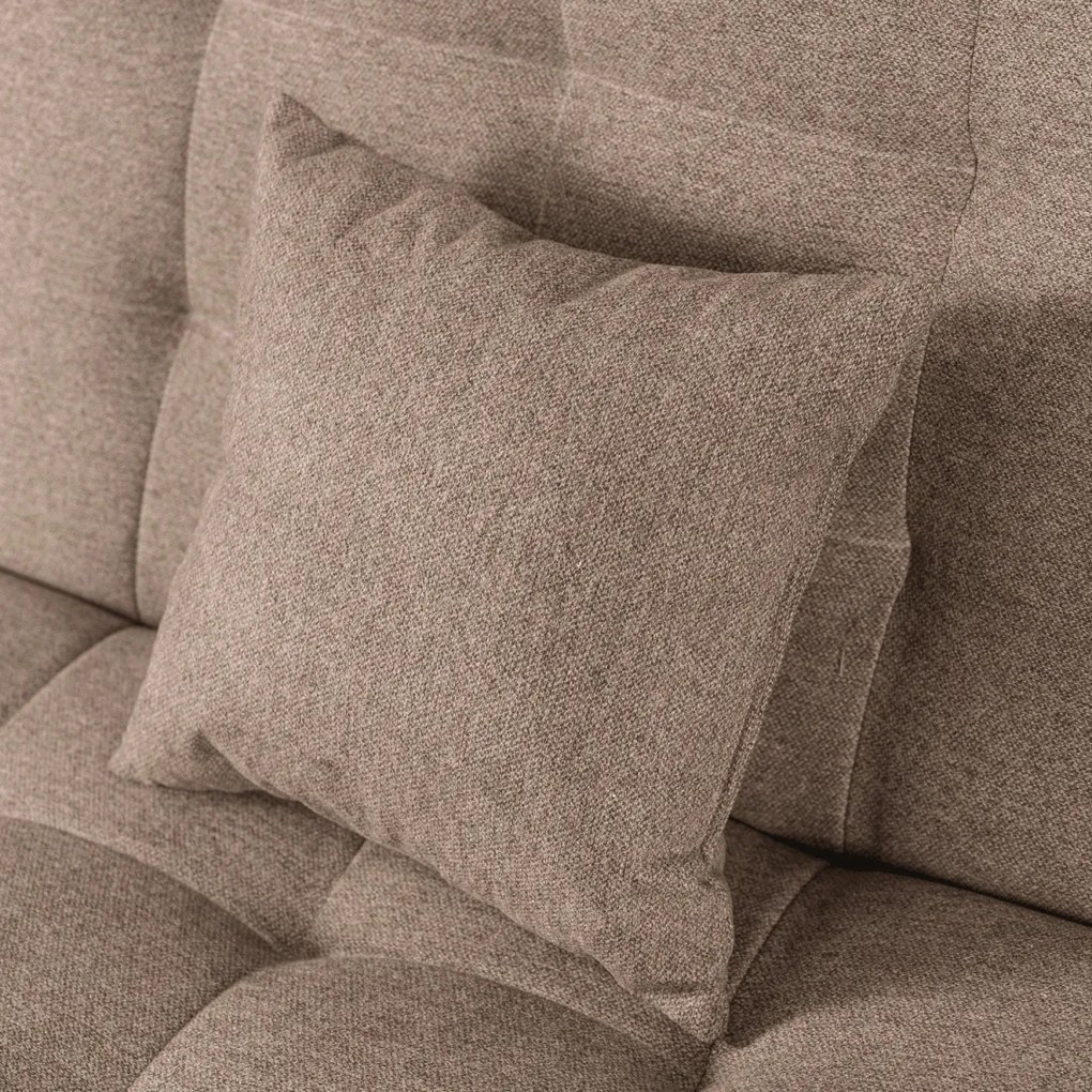 2 db-os szett, ágyazható kanapé barna színben NEPAL