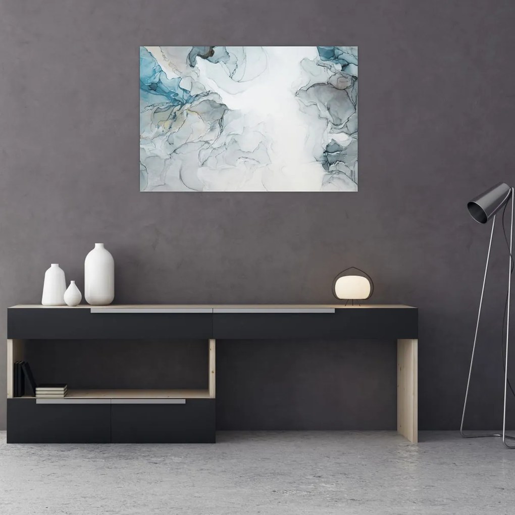 Kép - Kék márvány (90x60 cm)