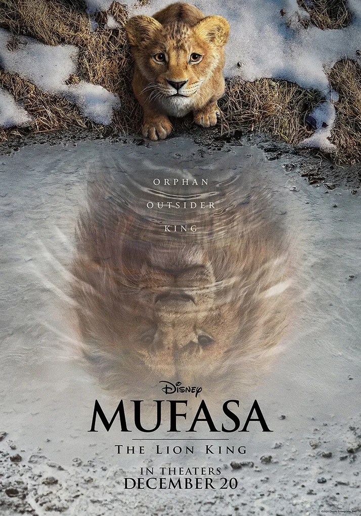 Mufasa filmposzter The Lion King (2024) Oroszlánkirály 70x50cm #444