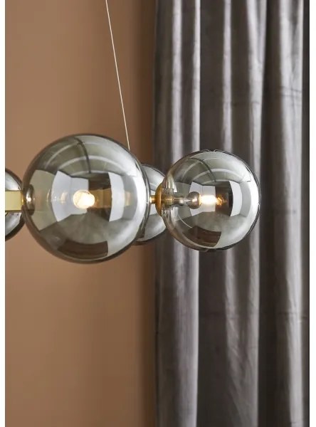 Markslöjd 108050 - Csillár zsinóron CIRCLE 6xG9/20W/230V arany