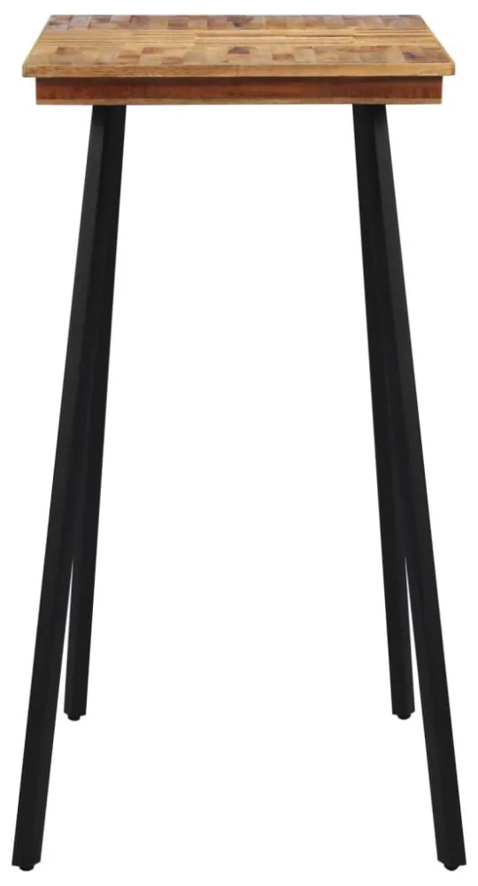 tömör tíkfa bárasztal 110 x 55 x 105 cm