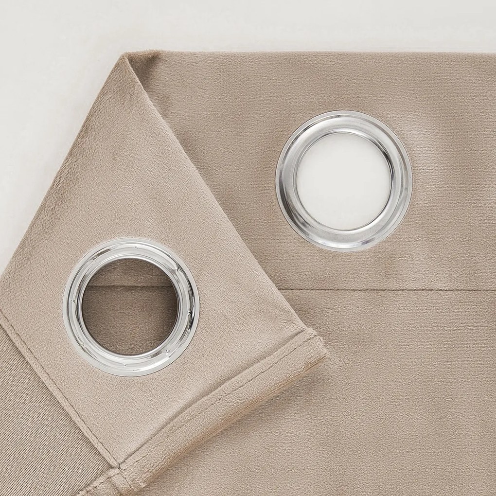 4Home Manila sötétítő függöny bézs, 150 x 250 cm