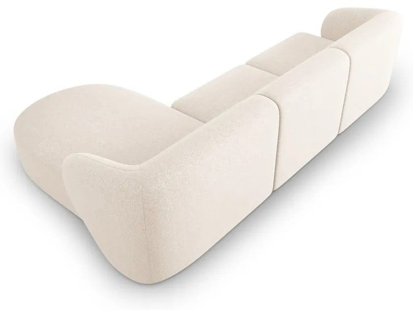 Krémszínű sarokkanapé (jobb oldali) Shane – Micadoni Home