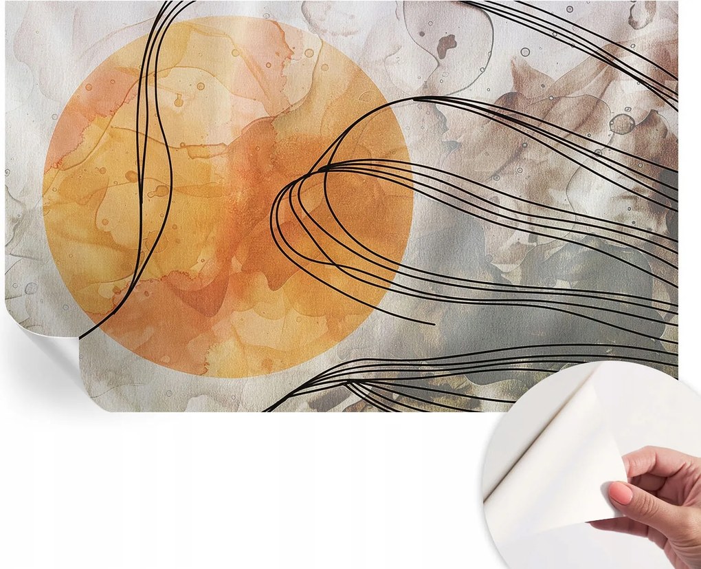 Fali fotótapéta Hálószobába Nappaliba Harmonikus absztrakt 416x254 cm