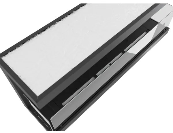 InFire -Beépített BIO kandalló 120x50 cm 5kW fekete