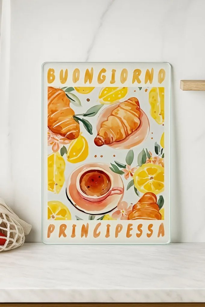 20 × 30 cm edzett üveg vágódeszka