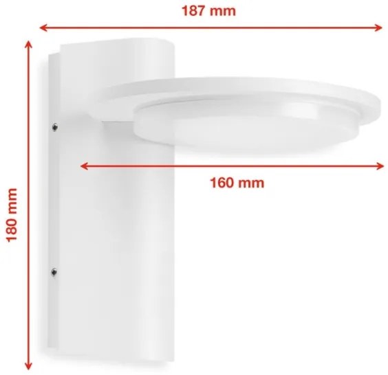 Telefunken 312406TF - LED Kültéri fali lámpa LED/10W/230V IP44