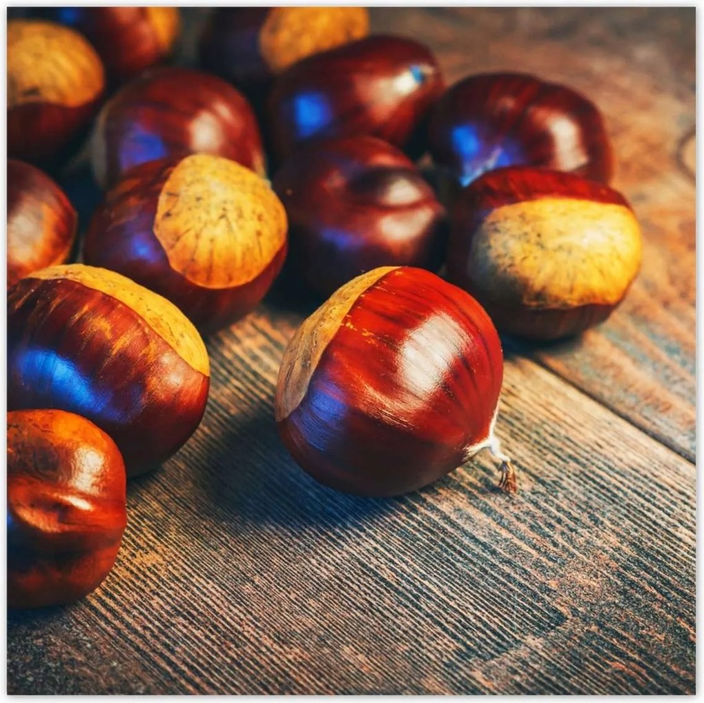 Poszterek 140x140 Dió a deszkán Bronz