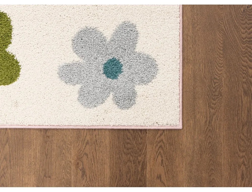 Elefántcsont színű gyerek szőnyeg 80x150 cm Dazzy Cream – FD