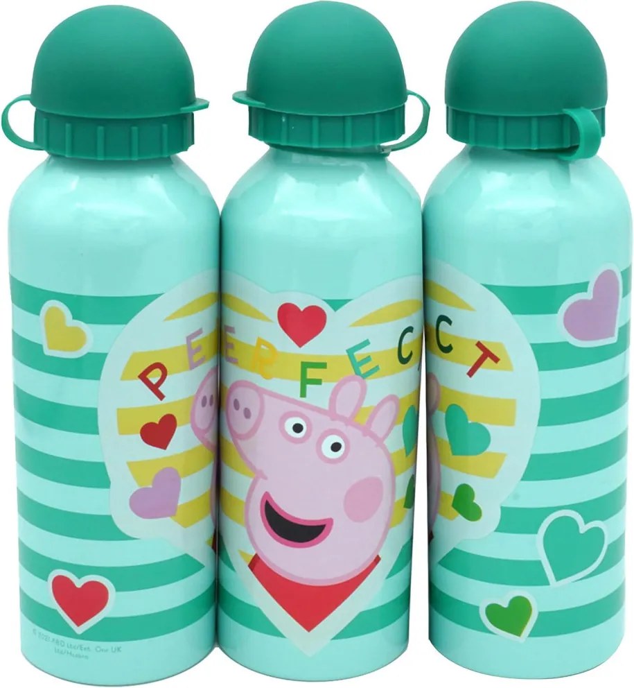 Peppa malac Perfect alumínium kulacs ivókupakkal 500 ml