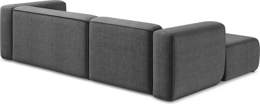 Szürke sarokkanapé (bal oldali-heverő résszel) Ekahi – Makamii
