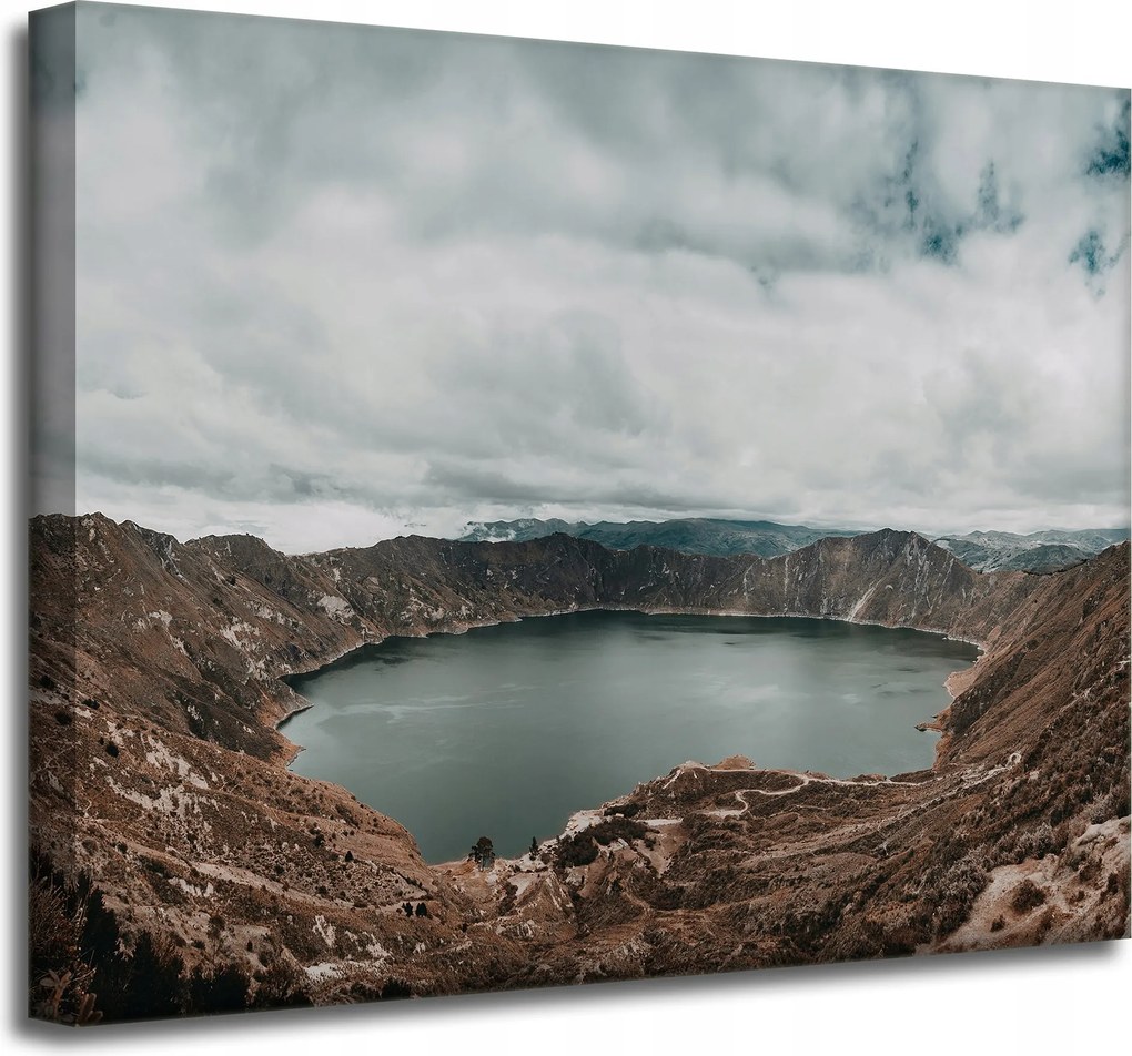 Vászonkép Természet Tó a hegyekben 50x40 cm