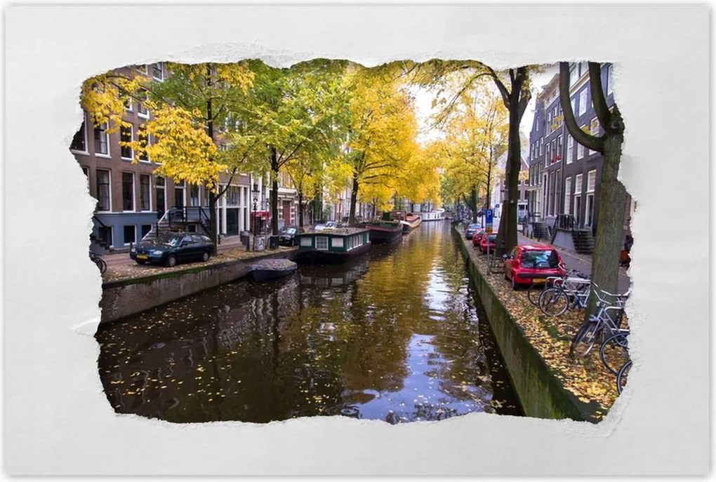 Poszterek 90x60 Holland folyó