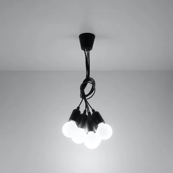 Csillár zsinóron DIEGO 5xE27/60W/230V