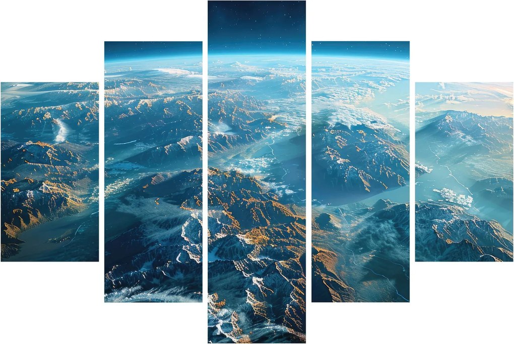 Kép - Kilátás az űrből (150x105 cm)