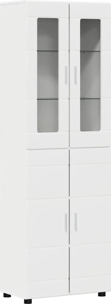 vidaXL Magasfiú polcokkal FLORIN Fehér 60 x 35 x 182 cm Faanyag