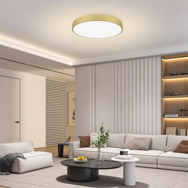Brilagi -LED Mennyezeti lámpatest POOL LED/100W/230V 3000/4000/6000K Ø 80 cm aranyszínű