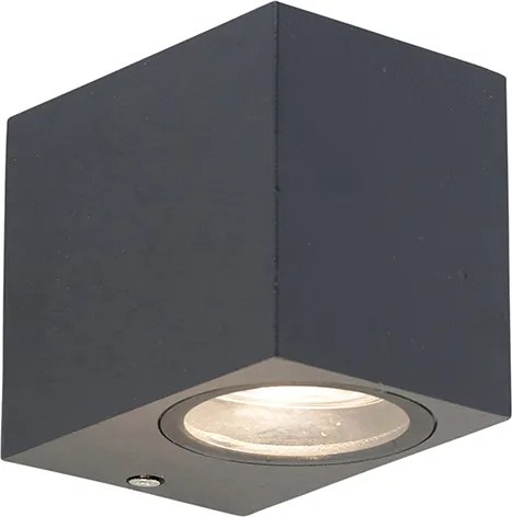 Modern fali lámpa sötétszürke IP44 - Baleno