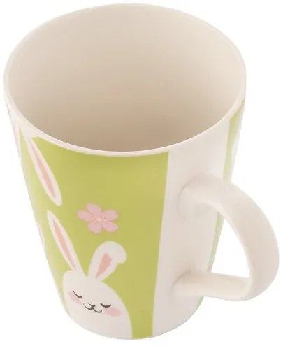 Altom Porcelánový hrnek Bílí králíčci 420 ml