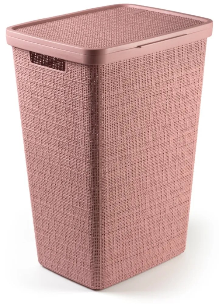 Curver Mosodai kosár JUTE, rózsaszín