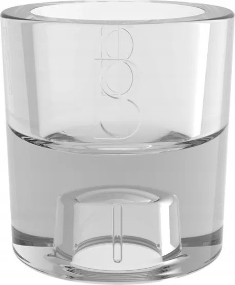 Elegáns üveg gyertyatartó ideális dekoráció