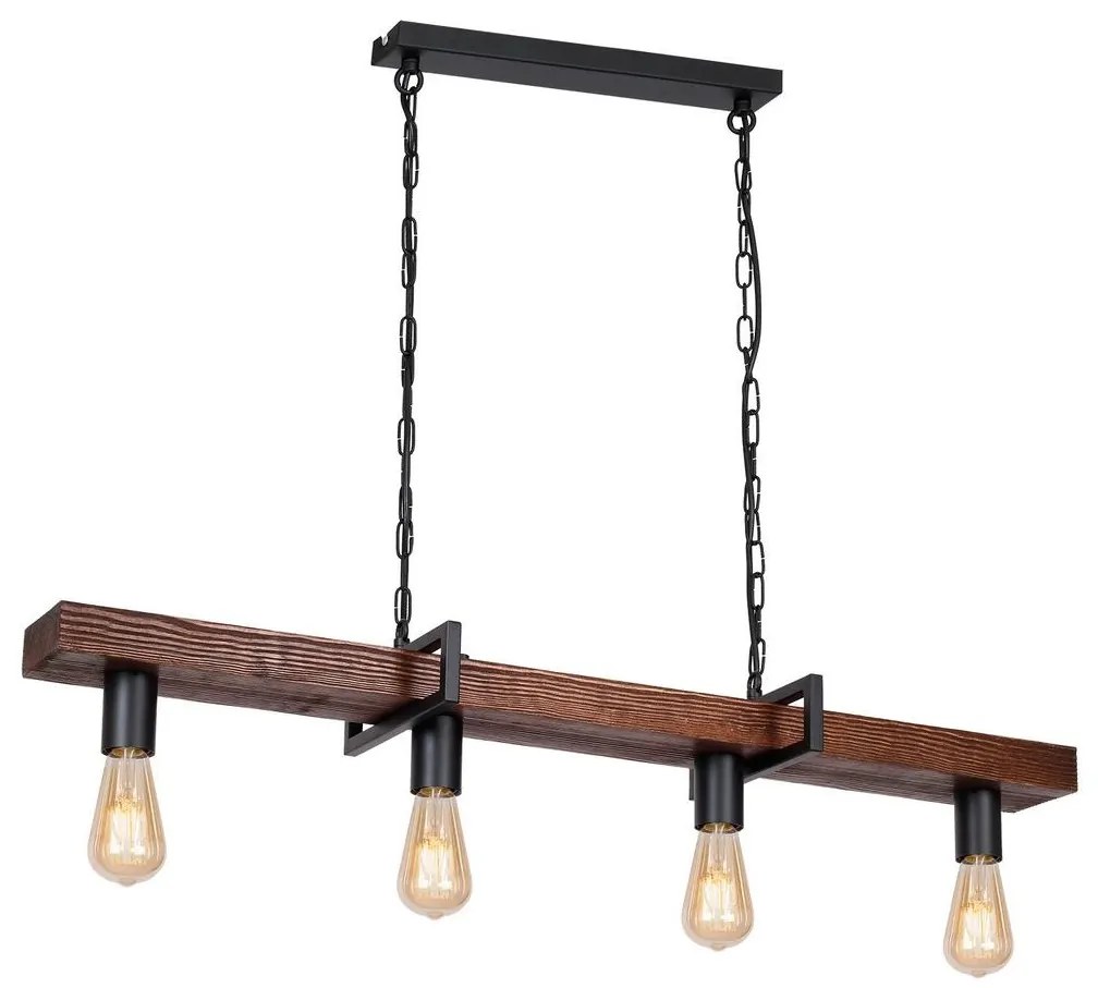 Luminex Csillár láncon HARD 4xE27/60W/230V LU0666