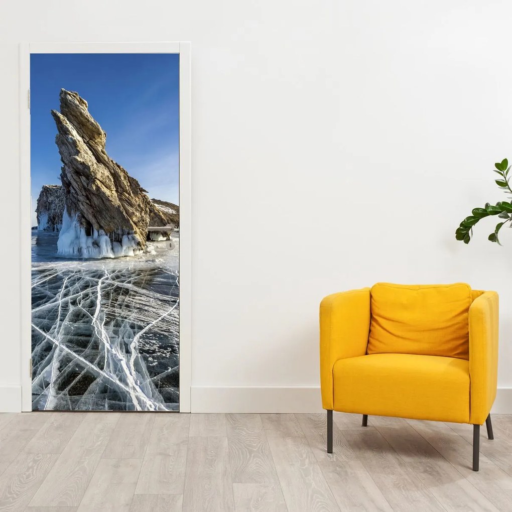 Fotótapéta ajtóra - Jégszikla (95x205cm)