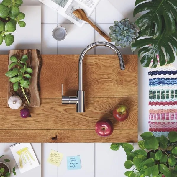 GROHE 32671002 - FEEL mosogató csaptelep, fényes króm