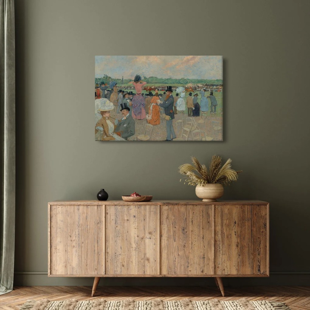 Kép - Jean-Louis Forain, The Races at Longchamp, reprodukciók (90x60 cm)