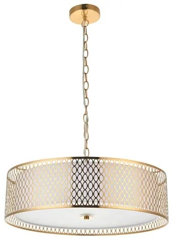 Endon 101569 - Láncos csillár CORDERO 3xE27/10W/230V arany