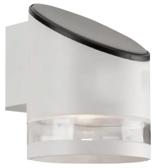 LED Kültéri napelemes fali lámpa LED/1W/3,7V 3000K IP54 fehér